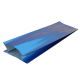 Пакет синий матовый с центральным швом (двухшовный)