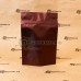 Пакет дой пак металлизированный коричневый матовый с zip-lock