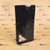 Пакет восьмишовный черный с треугольным окошком снизу