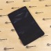Пакет восьмишовный черный матовый с прозрачными боковыми вставками