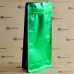 Квадропак, пакет восьмишовный зеленый матовый с черными вставками с замком