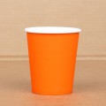 Бумажные стаканы оранжевые