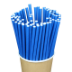 Бумажные трубочки Синие