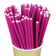 Бумажные трубочки Фиолетовые