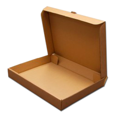 Самосборная коробка коричневая