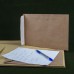 Крафт конверты - пакеты с прямым клапаном по короткой стороне