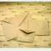 Крафт конверты с треугольным клапаном