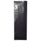 Пакет крафт чёрный с прямоугольным дном 
