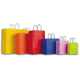 Цветные крафт пакеты с кручеными ручками