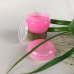 Пластиковая баночка для косметики «Грибок», розовая
