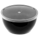 Черный контейнер-супница «Плошка»