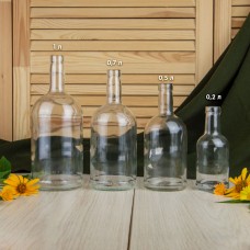 Стеклянные бутылки «Домашняя», 200, 500, 700 мл