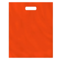 Пакеты с вырубной ручкой, оранжевые