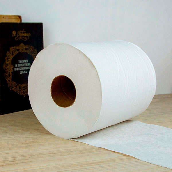 Полотенца бумажные в рулоне с центральной вытяжкой