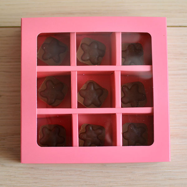 Коробочка для конфет розовая