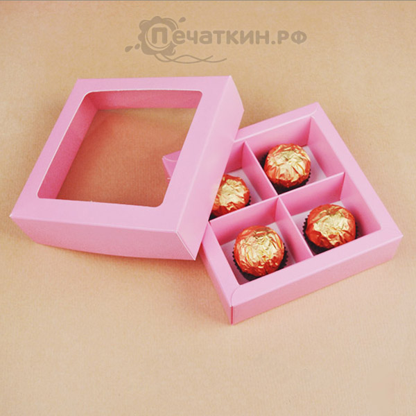 Розовая коробочка