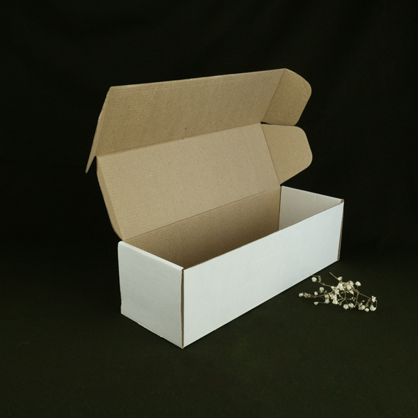Коробка самосборная без окна, белая