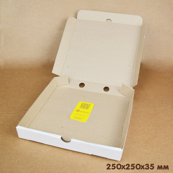 Коробка для пиццы из микрогофрокартона