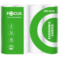 Туалетная бумага FOCUS Eco 2-слойная белая Туалетная бумага FOCUS Eco 2-слойная белая