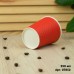 Двухслойные вафельные стаканчики красного цвета Waffle Red
