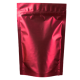 Пакет дой пак металлизированный красный матовый с замком zip-lock