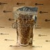 Пакет дой пак металлизированный белый с прозрачной стороной и с замком zip-lock