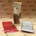 Пакет дой пак металлизированный красный с прозрачной стороной и с замком zip-lock