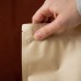 Пакет дой-пак бумажный крафт с прозрачным окошком 40 мм с замком zip-lock