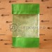 Пакет дой пак салатовый бумажный крафт с прозрачным окошком с zip-lock