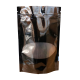 Пакет дой пак черный с овальным окошком с замком zip-lock