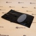 Пакет дой пак черный с овальным окошком с замком zip-lock
