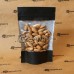 Пакет дой пак бумажный черный с прозрачным окошком с zip-lock