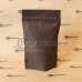 Пакет дой пак бумажный коричневый с прозрачным окошком с zip-lock