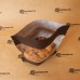 Пакет дой пак бумажный коричневый с прозрачным окошком с zip-lock