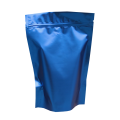 Пакет дой пак металлизированный синий (процесс) матовый с zip-lock
