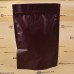 Пакет дой пак металлизированный бордовый матовый с zip-lock