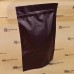 Пакет дой пак металлизированный бордовый матовый с zip-lock