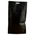 Пакет дой пак черный бумажный с zip-lock (Еврослот)