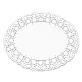Салфетки ажурные овальные