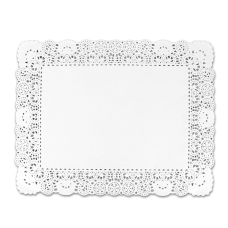 Салфетки ажурные прямоугольные