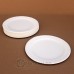 Бумажные тарелки белые ECO PLATE