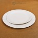 Бумажные тарелки белые ECO PLATE
