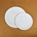 Бумажные тарелки белые ECO PLATE