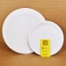 Бумажные тарелки белые ECO PLATE