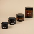 Банки из коричневого стекла с внутренней крышкой