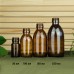 Флаконы из коричневого стекла с широким горлом