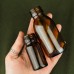 Флаконы из коричневого стекла с широким горлом