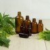 Флакон из коричневого стекла с узким горлом