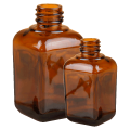 Флаконы из коричневого стекла квадратные GL18