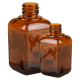Флаконы из коричневого стекла квадратные GL18